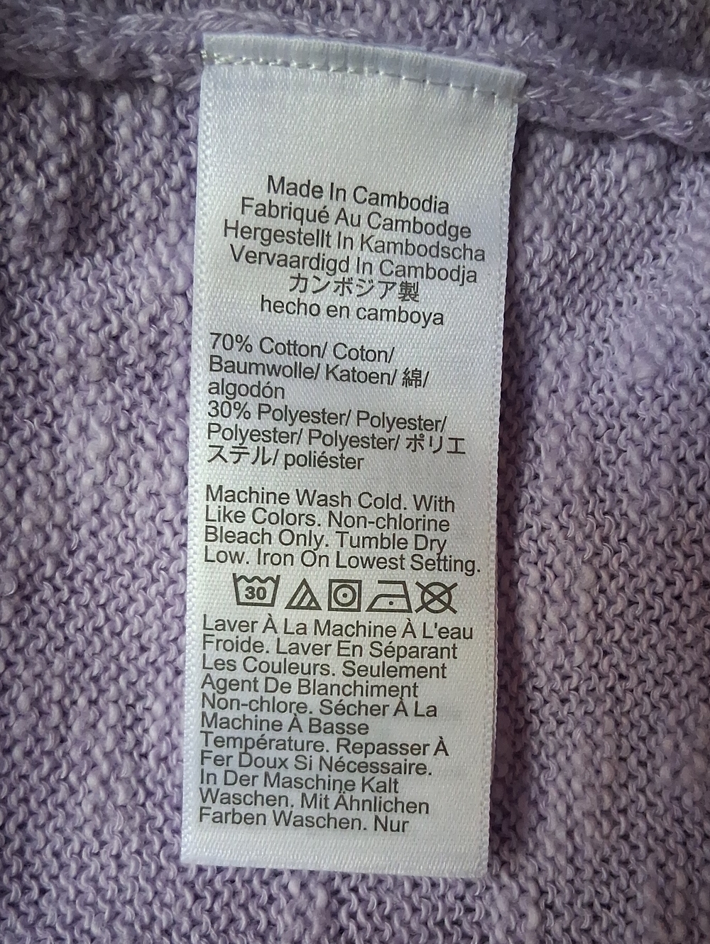 J. Crew Lavender Crew Neck Sweater 3X - Picture 4 of 8